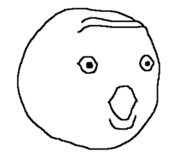 This is Face. sticker #5008384