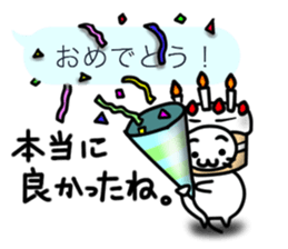 Costume cats 2 sticker #5008432