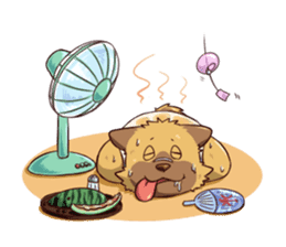 Sitabe Dog sticker #5008657