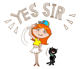 Orange and Gigi 01 sticker #5009117