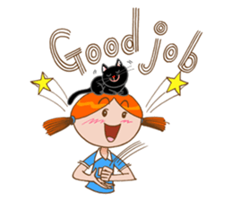 Orange and Gigi 01 sticker #5009131