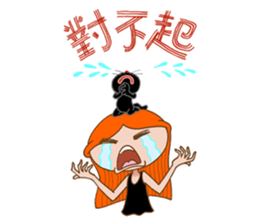 Orange and Gigi 01 sticker #5009136