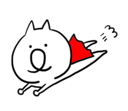 White Cat san sticker #5009563