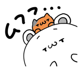 Shobon Bear2 sticker #5009628