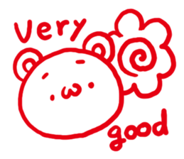 Shobon Bear2 sticker #5009654