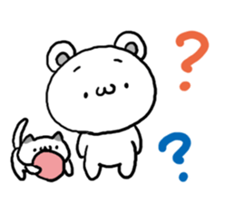 Shobon Bear2 sticker #5009655