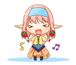 Elf & Owl sticker #5010348