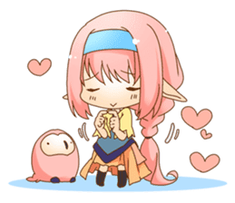 Elf & Owl sticker #5010356