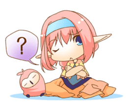 Elf & Owl sticker #5010377