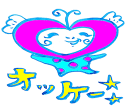 Happy  lovechan  &  Lucky  frogman sticker #5010388