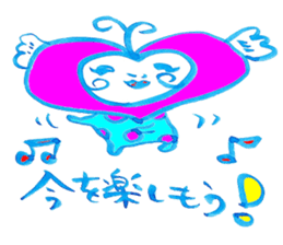 Happy  lovechan  &  Lucky  frogman sticker #5010390