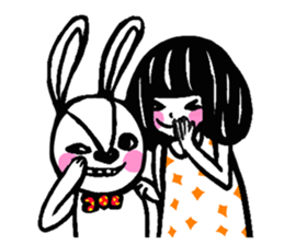 black&white friends sticker #5010505