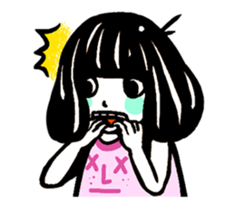 black&white friends sticker #5010525