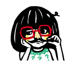 black&white friends sticker #5010531