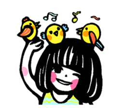 black&white friends sticker #5010532