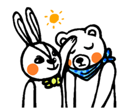 black&white friends sticker #5010538