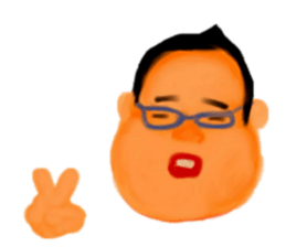 happy & lucky sticker #5010683