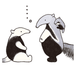 Anteater and Giant Anteater sticker #5011205