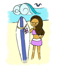 One day of "Hula - ko" sticker #5011889