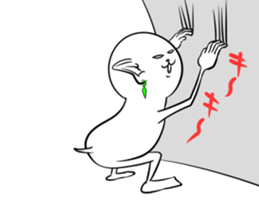 Cat monkey sticker #5012111