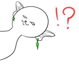 Cat monkey sticker #5012123