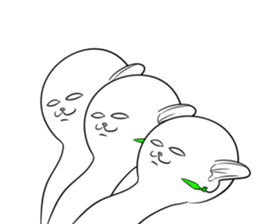 Cat monkey sticker #5012124