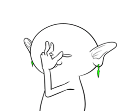 Cat monkey sticker #5012126