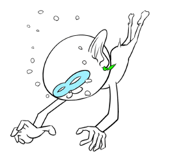 Cat monkey sticker #5012130