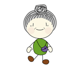 Grandmother and I sticker #5012622