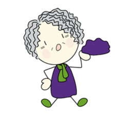 Grandmother and I sticker #5012630