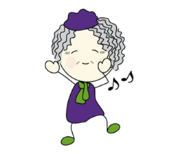 Grandmother and I sticker #5012637