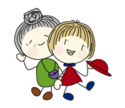 Grandmother and I sticker #5012642