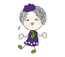 Grandmother and I sticker #5012644