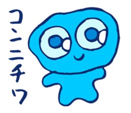 Polka-dotted CHON PI sticker #5012743