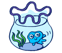 Polka-dotted CHON PI sticker #5012748