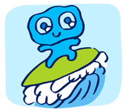 Polka-dotted CHON PI sticker #5012765