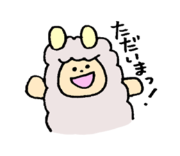 kuma and alpaca sticker #5012787