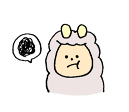 kuma and alpaca sticker #5012796