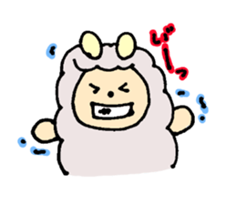 kuma and alpaca sticker #5012797