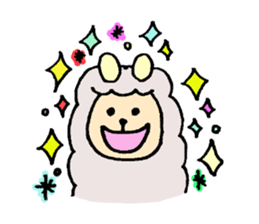 kuma and alpaca sticker #5012798