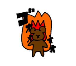 kuma and alpaca sticker #5012799