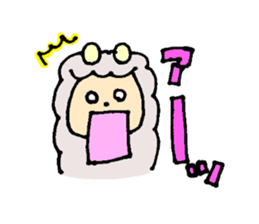 kuma and alpaca sticker #5012801