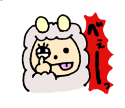 kuma and alpaca sticker #5012813