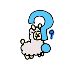kuma and alpaca sticker #5012816