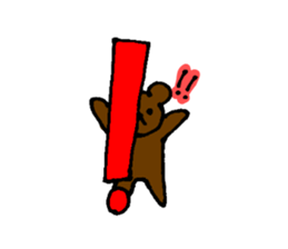 kuma and alpaca sticker #5012817