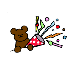 kuma and alpaca sticker #5012821