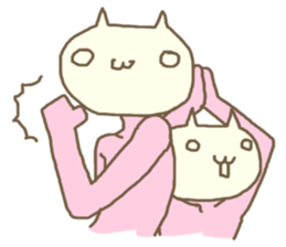 Cat? No, I'm man. sticker #5013184