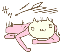 Cat? No, I'm man. sticker #5013191