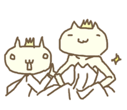 Cat? No, I'm man. sticker #5013210