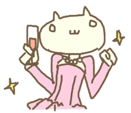 Cat? No, I'm man. sticker #5013211